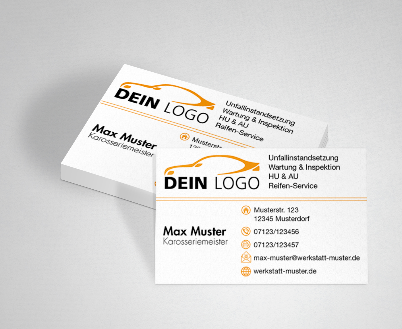 Visitenkarten KFZ Werkstatt Autohaus