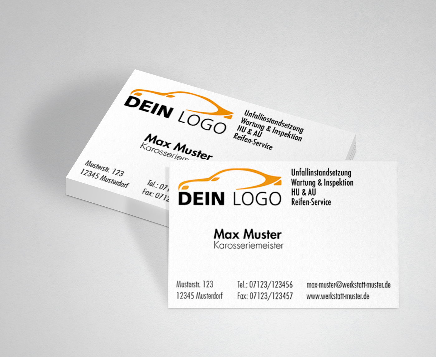 Visitenkarten KFZ Werkstatt Autohaus