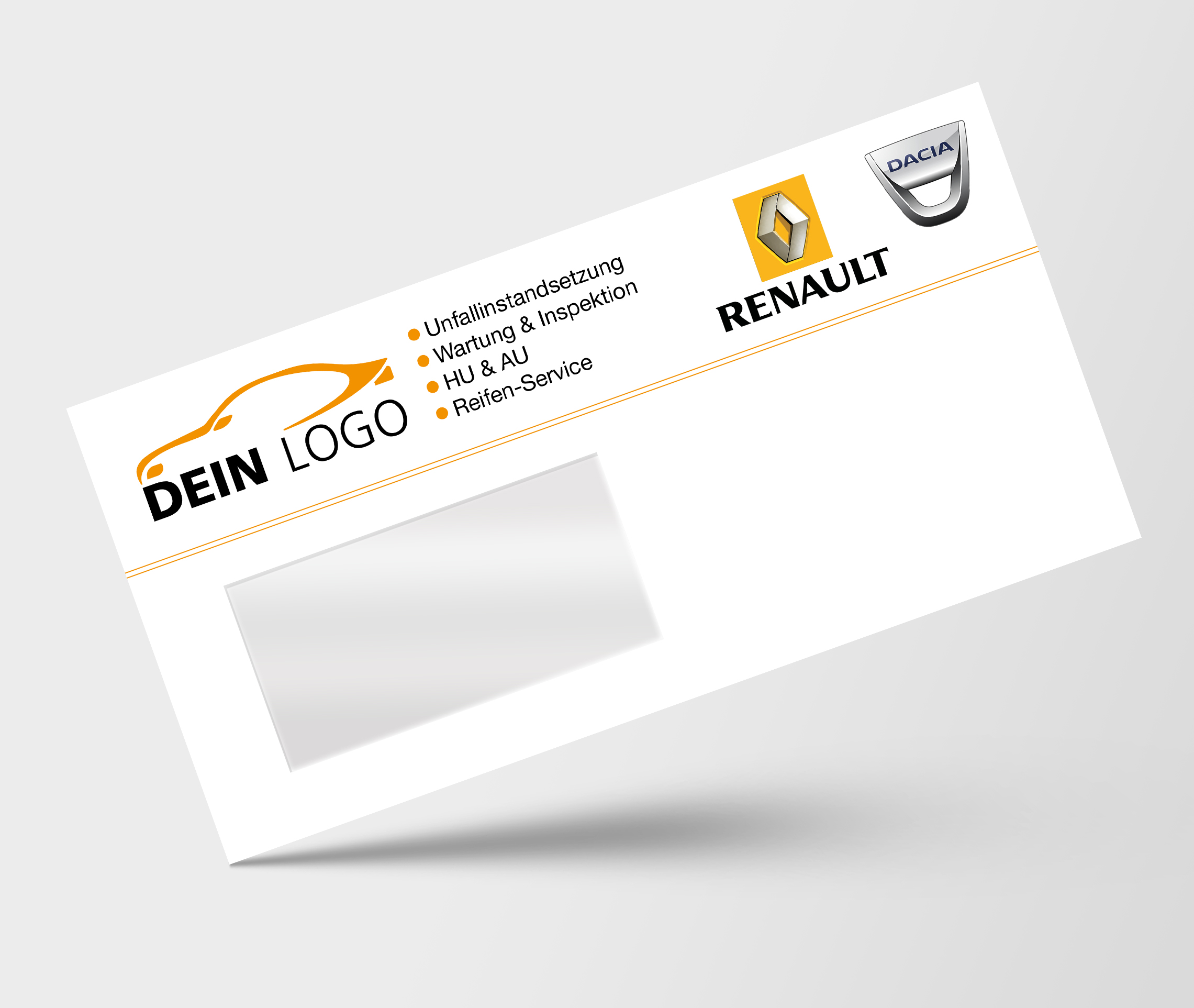 Briefhüllen - Briefumschläge KFZ Werkstatt Autohaus