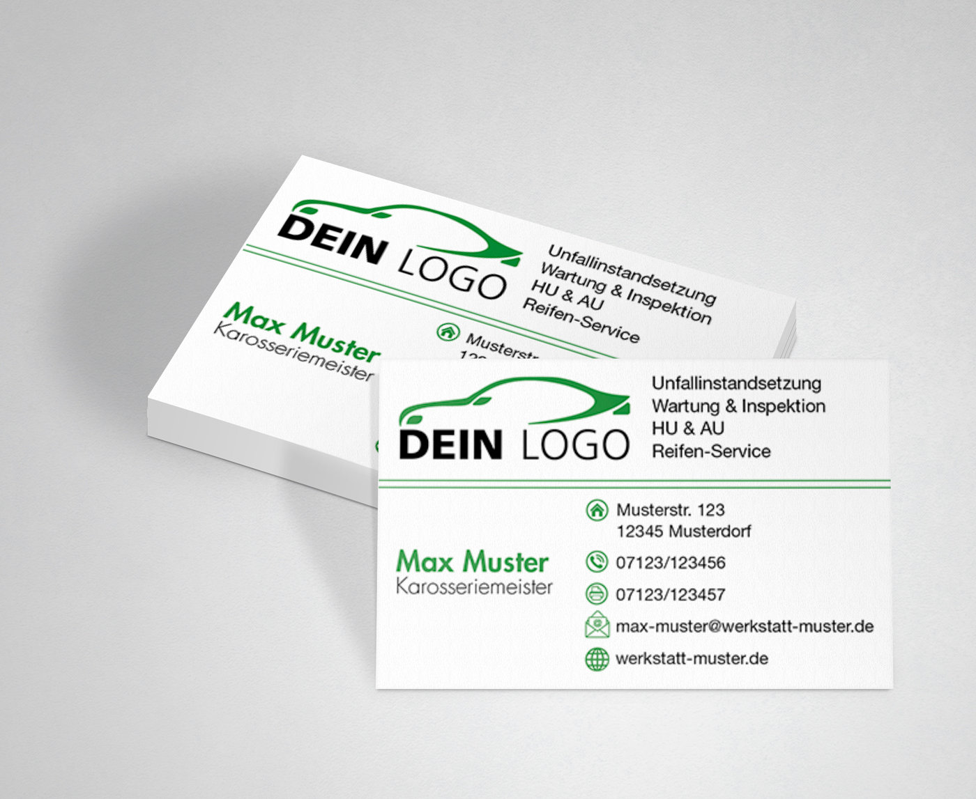 Visitenkarten KFZ Werkstatt Autohaus